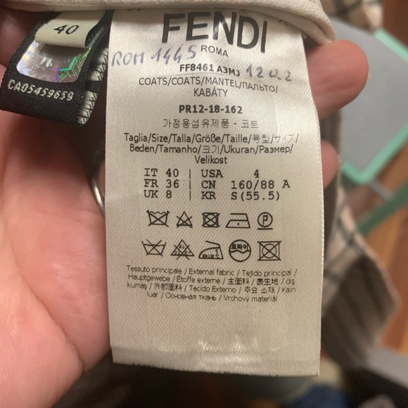 Fendi coat - Picture 11 of 11